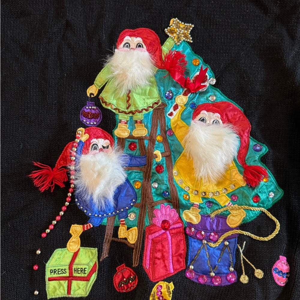 Santa ugly Christmas sweater - Picture 2 of 6